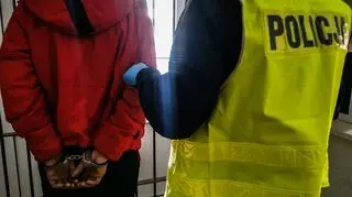 31-latek został zatrzymany po tym jak schował się przed policją w kontenerze na śmieci
