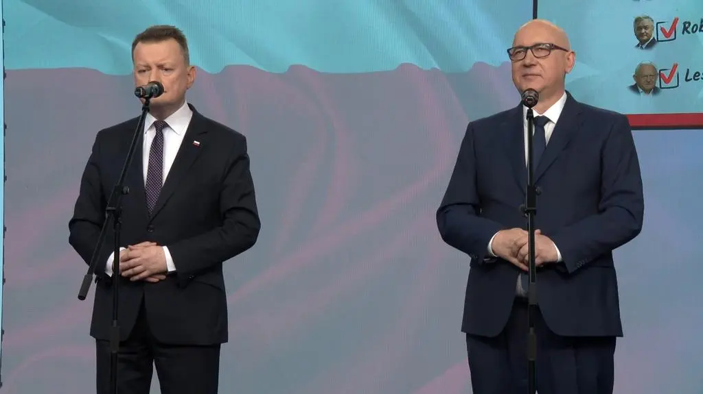 Mariusz Błaszczak i Joachim Brudziński 