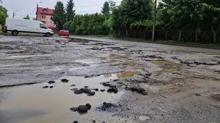 Bielsko Biała, Obszary, ulica Montażowa po powodzi