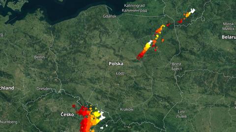 Nadal grzmi. Sprawdź, gdzie jest burza