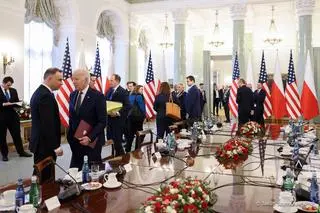 Andrzej Duda i Joe Biden 
