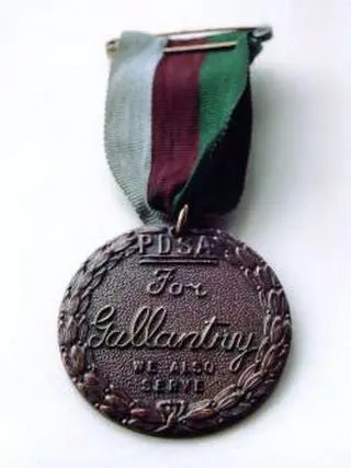 Medal Dickin, odpowiednik przyznawanego za męstwo na polu walki Krzyża Wiktorii