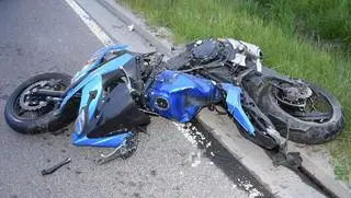 Motocyklista zginął wypadku, do którego doszło w Biłgoraju