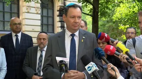 Amabasador Liwne: ci, którzy starali się podpalić synagogę, starali się podpalić relacje polsko-żydowskie (wideo z maja 2024 roku)