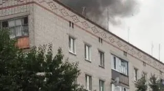 Zaatakowane miasto Seredyna-Buda 