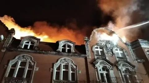 Pożar kamienicy. Ewakuowali mieszkańców