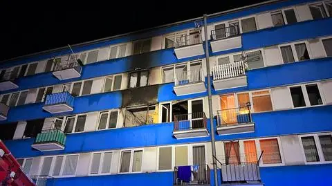 Jedna osoba zginęła w pożarze mieszkania w Łowiczu