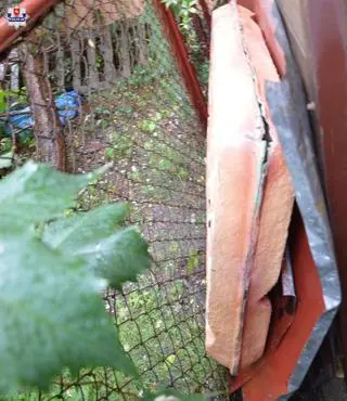 "Łup" schowany był za domkiem letniskowym 