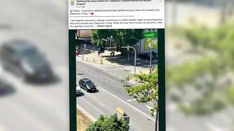 Trumna na środku ulicy, wypadła z jadącego karawanu. Policja ustala, czy była pusta