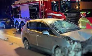 Pijany kierowca potrącił mężczyznę, który wsiadał do auta