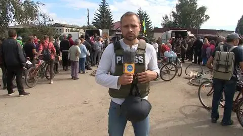 Nie ma prądu i wody, brakuje jedzenia. Dramatyczna sytuacja humanitarna w odbitym Iziumie