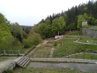 Plac egzekucyjny i krematorium w obozie koncentracyjnym Flossenbürg