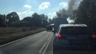 Zderzenie karetki z cysterną