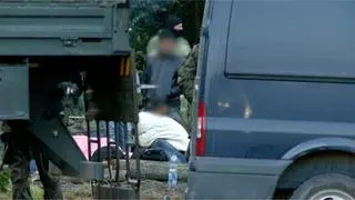 Migranci na granicy polsko-białoruskiej