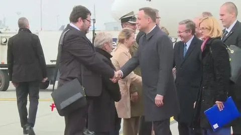 Andrzej Duda przyleciał do Budapesztu