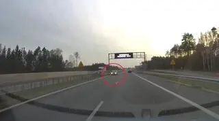 Samochód jechał pod prąd drogą ekspresową S6