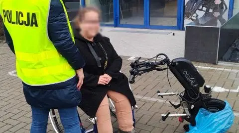 Przystawka do wózka inwalidzkiego skradziona sprzed kościoła