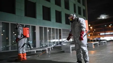 W Warszawie dezynfekowane są ulice