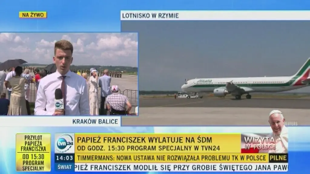 Na Balicach czekają na Franciszka pielgrzymi 