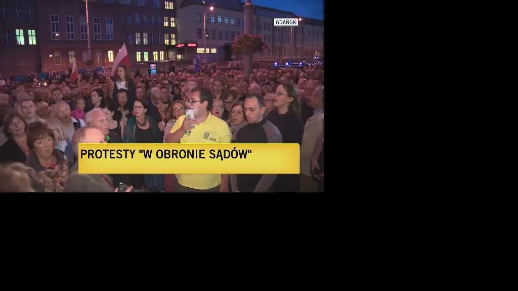 Protesty w obronie sądów w całej Polsce