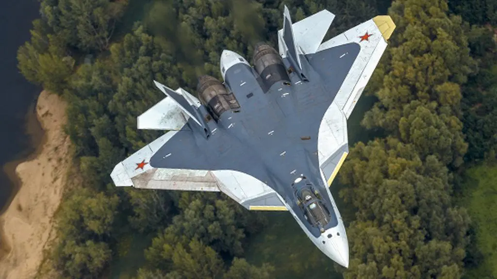 Rosyjski myśliwiec Su-57, zdjęcie Ministerstwa Obrony Rosji 