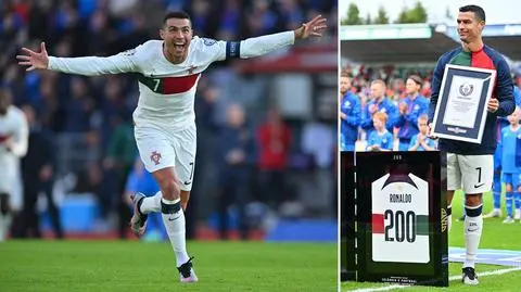 Rekordzista Ronaldo. Wziął pamiątki, podziękował golem