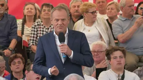 Tusk: na początku stanu wojennego sprzedawałem jagodzianki