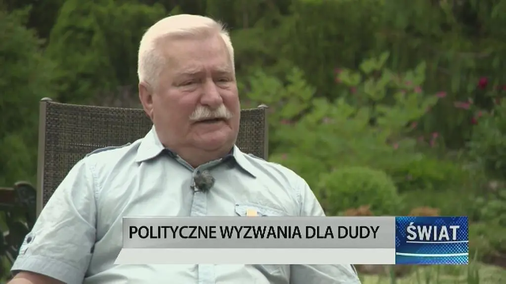 Wałęsa o politycznych wyzwnaiach Andrzeja Dudy