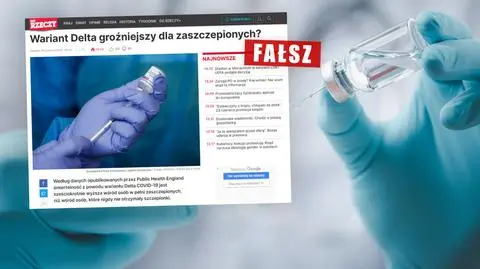 "Wariant Delta groźniejszy dla zaszczepionych"? Fałszywe wnioski z danych brytyjskiej agencji rządowej