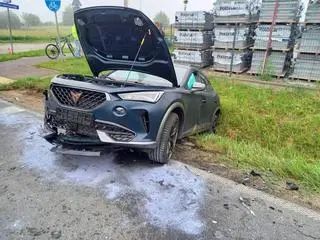 Zderzenie pojazdów w Pigży koło Torunia