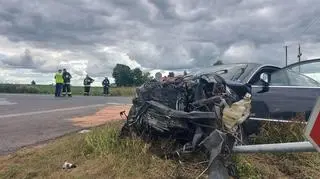Śmiertelny wypadek pod Łęczycą