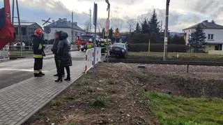 Kierowca osobówki nie odniósł poważnych obrażeń