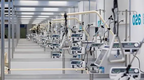 Szpital tymczasowy na terenie MTP w Poznaniu