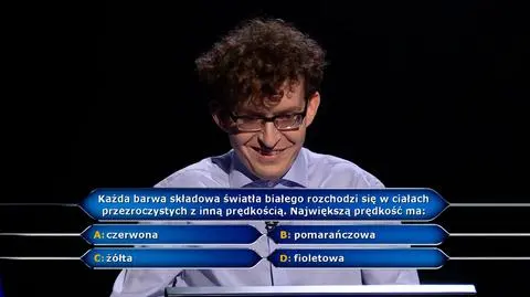 W "Milionerach" padło pytanie za milion złotych