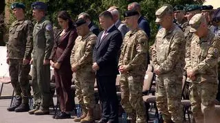 Ceremonia zmiany dowódcy wojsk amerykańskich w Poznaniu