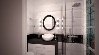 Łazienka w stylu glamour