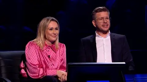 Filip Chajzer, Małgorzata Ohme, Bartosz Jędrzejak i Daria Ładocha w "Milionerach" 