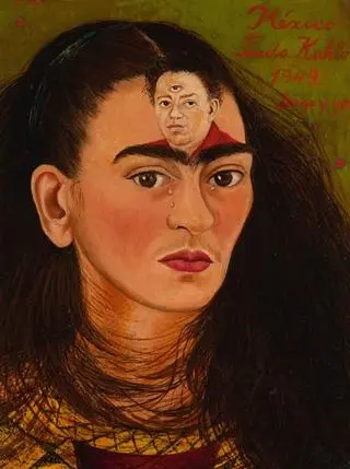 Autoportret Fridy Kahlo "Diego i ja"