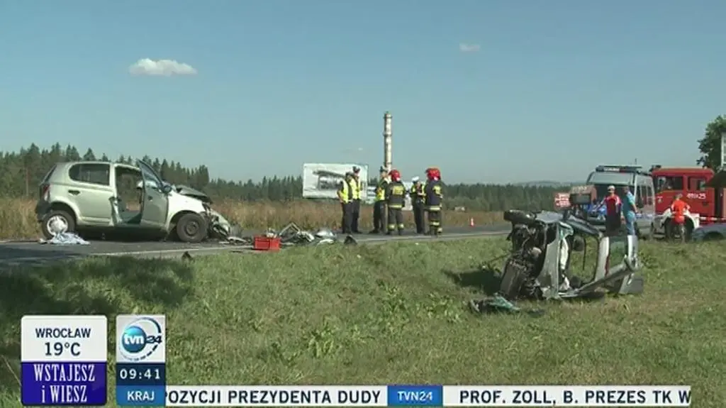 Do zdarzenia doszło na zakopiance w miejscowości Szaflary