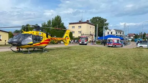 Eksplozja w porcie w Jastarni
