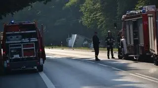 Krajowa 12 zablokowana od godzin nocnych 