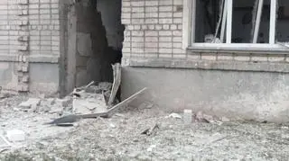 Zaatakowane miasto Seredyna-Buda 