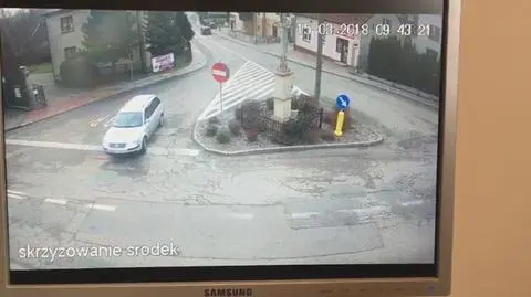 Sytuacja tuż przed potrąceniem na pasach w Lubomi