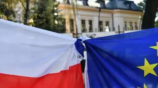 Demonstration in front of the Constitutional Tribunal
