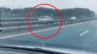 69-latek jechał pod prąd na drodze ekspresowej S5