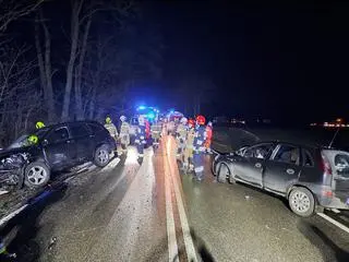 Pięć osób rannych w wypadku