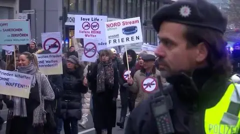Protest prorosyjskich aktywistów w Niemczech