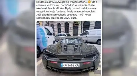 Ukraińscy uchodźcy w Niemczech muszą sprzedać drogie samochody? Wyjaśniamy