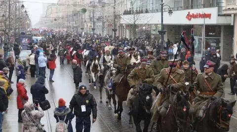 Szarża konna na Piotrkowskiej