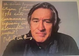 Przesłanie od Roberta de Niro